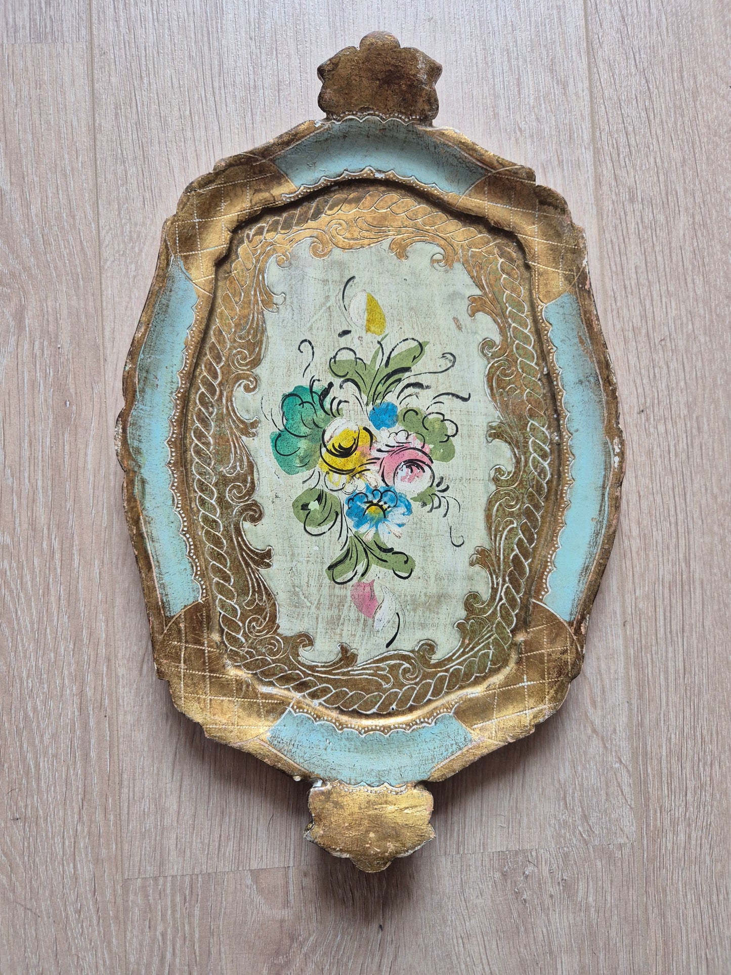 Italiaans houten dienblad / serveerblad