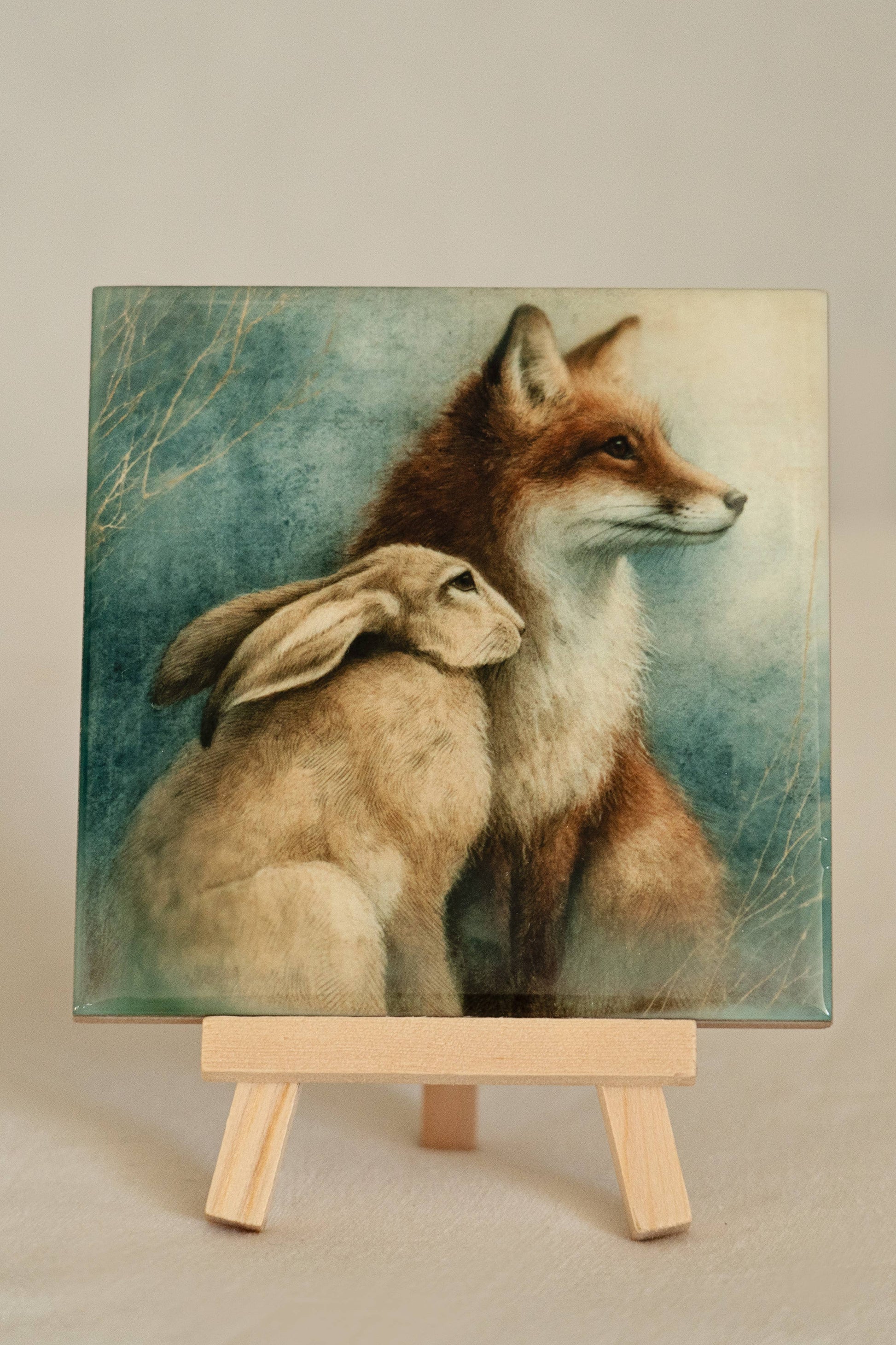 Haas & Vos - Handgemaakt Kunst Tegeltje