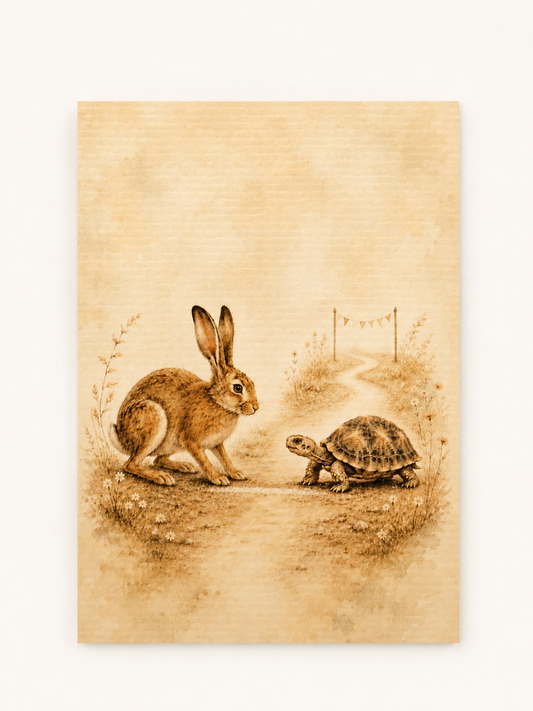 Haas & Schildpad - Handmade Art Card