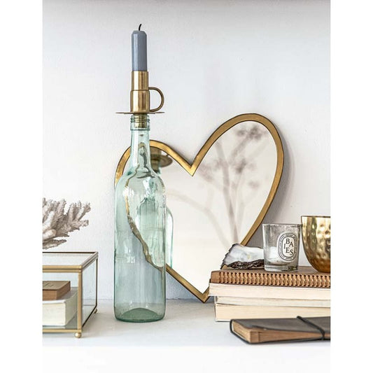 💛 Hart Spiegel – Handmade in India – 30 cm