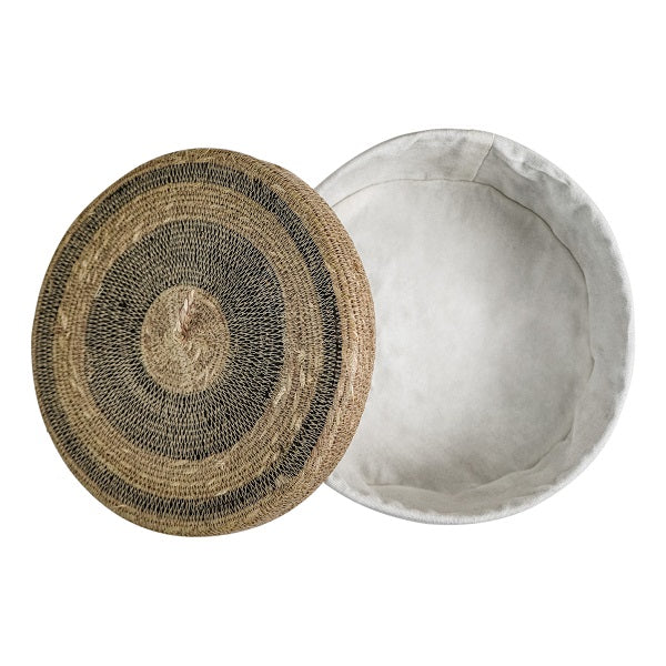 Jute mand met deksel | Only Naturel