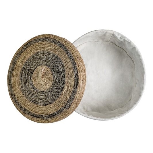 Jute mand met deksel | Only Naturel