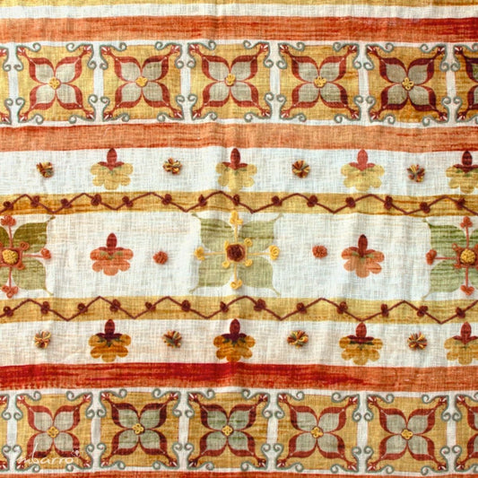 plaid geel en rood