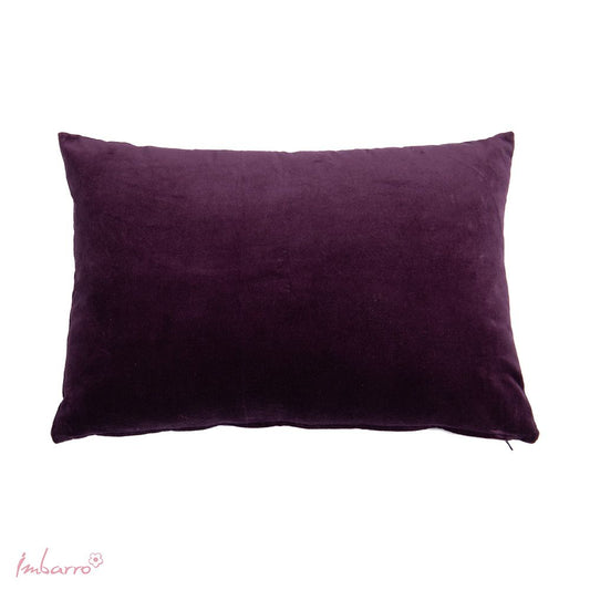 Imbarro Saar sierkussen – Velvet Plum paars fluweel (30x50 cm)