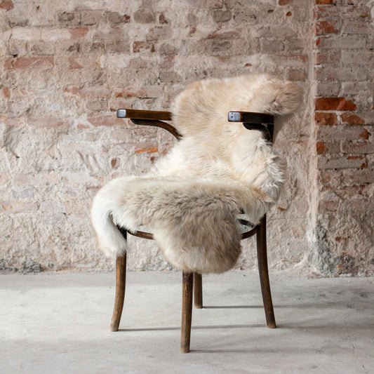 Texels gemêleerd beige schapenvacht
