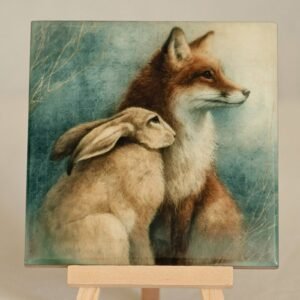 Grutto - Handgemaakt Kunst Tegeltje