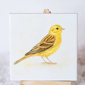 Geelgors - Handgemaakt Kunst Tegeltje
