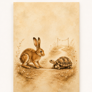 Haas & Schildpad - Handmade Art Card