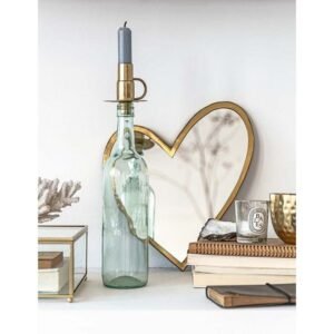 💛 Hart Spiegel – Handmade in India – 30 cm