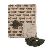 Bloomingville MINI Charlie Plaid Multi – Gerecycled Katoen – 130x160 cm